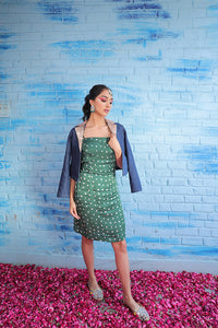 Jhilmil Denim Blazer with One piece