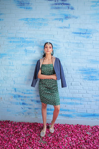 Jhilmil Denim Blazer with One piece