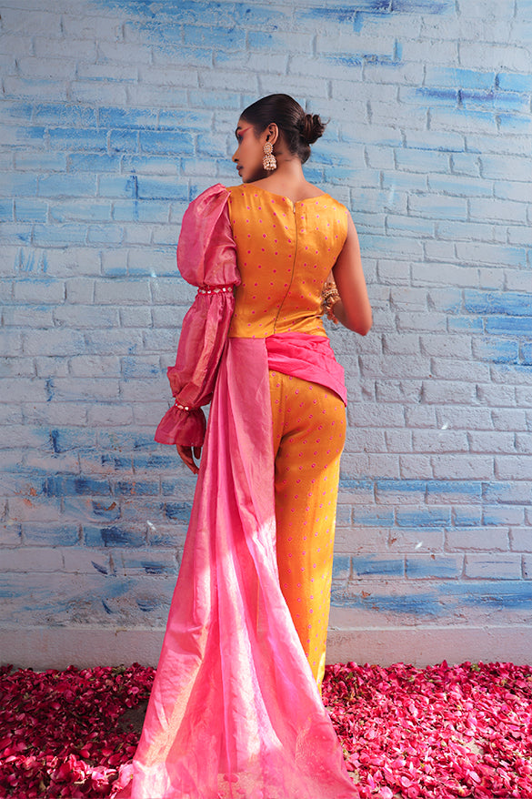 Rajsi Mustard Jumpsuit