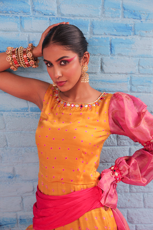 Rajsi Mustard Jumpsuit