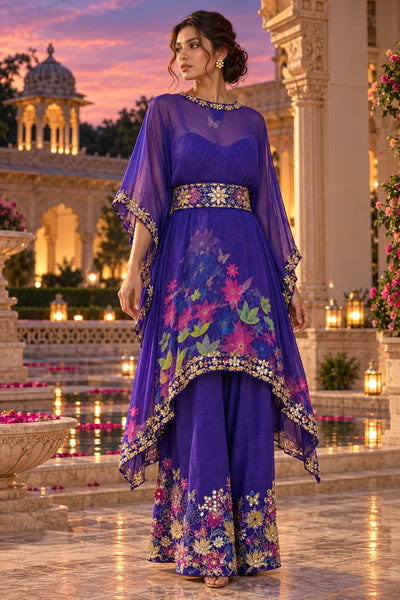 Bougainvillea Kaftan Set