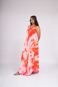 Cotton Candy - Flairy Tie Dye Jumpsuit