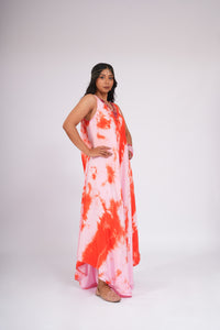 Cotton Candy - Flairy Tie Dye Jumpsuit