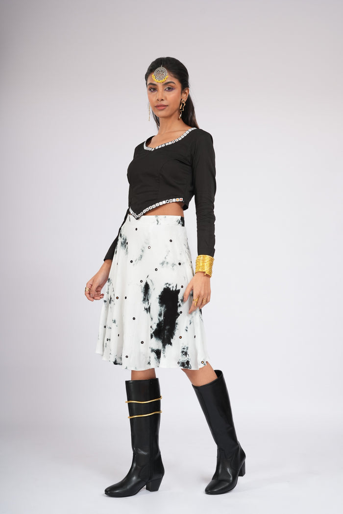 Kala Khatta - Set of Skirt and Top