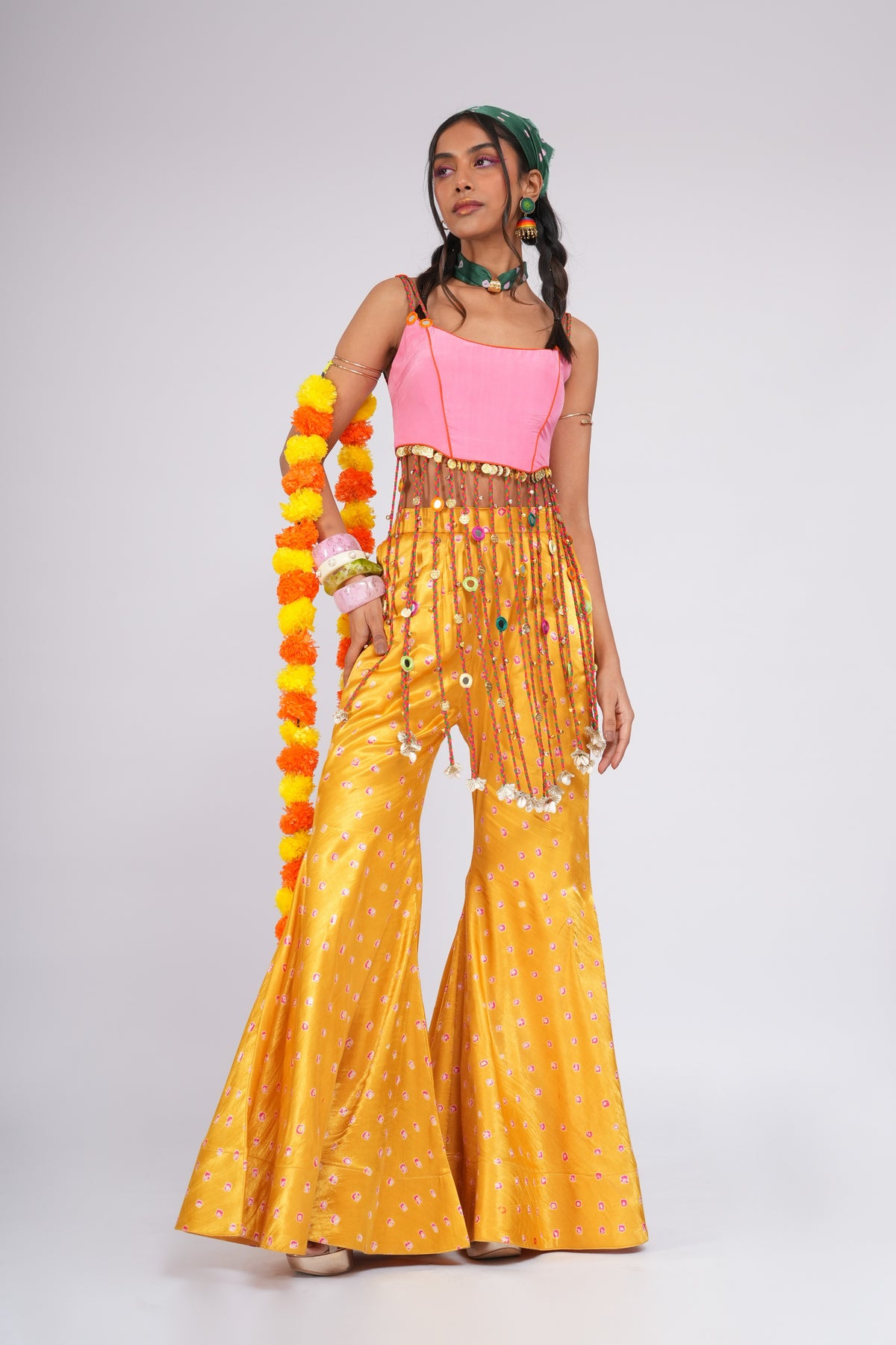Chhanak - Braided Top and Palazzo
