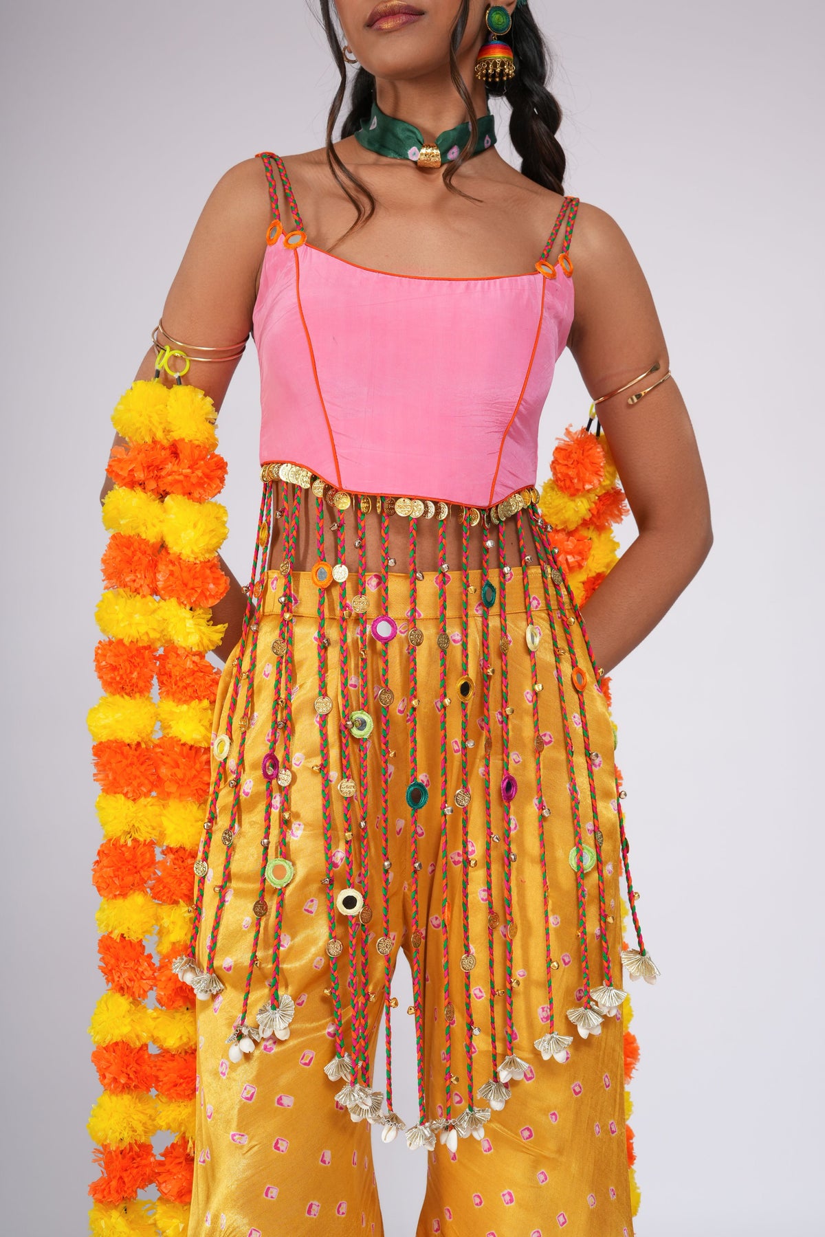 Chhanak - Braided Top and Palazzo