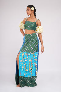 Dhunki - Slit Skirt and Top