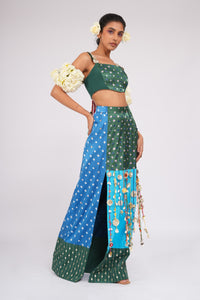 Dhunki - Slit Skirt and Top