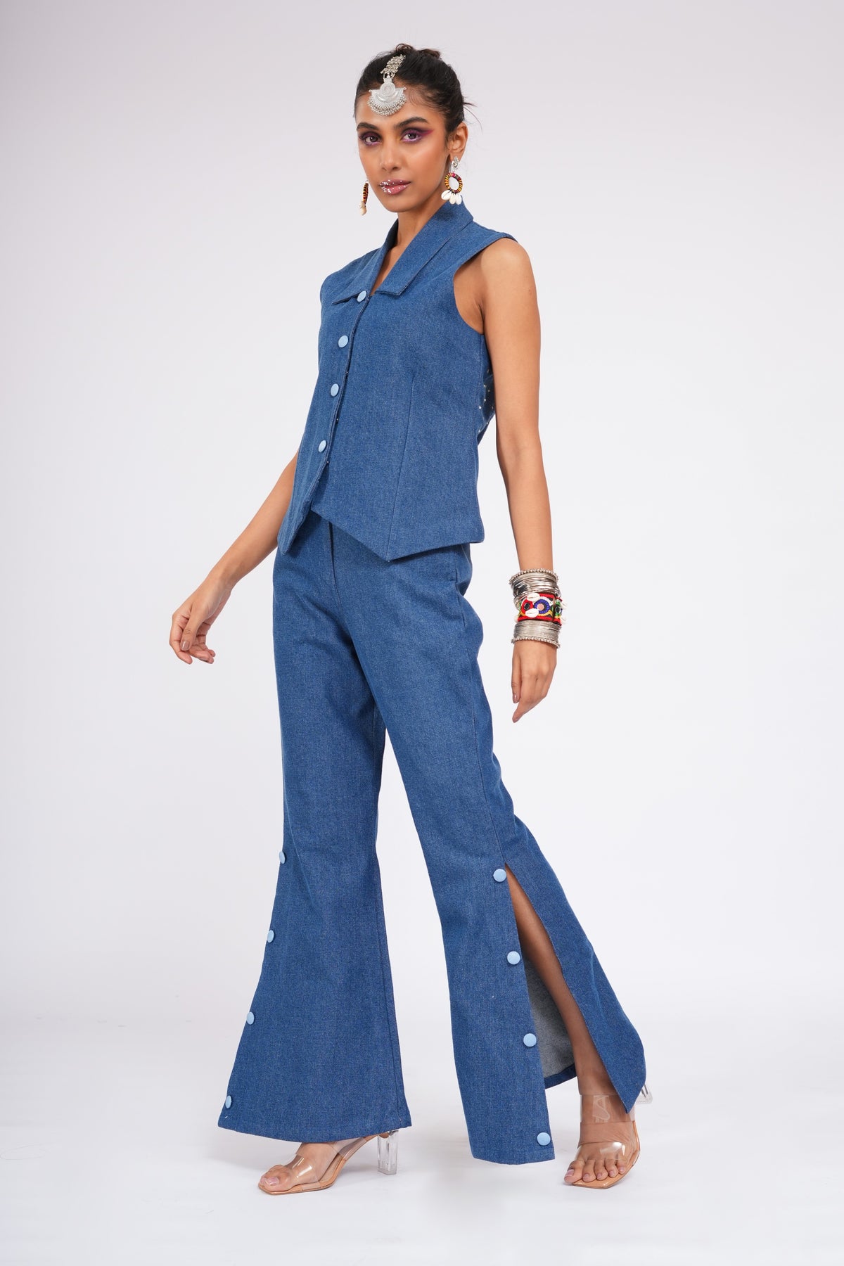 Juloos- Denim Co-ord Set