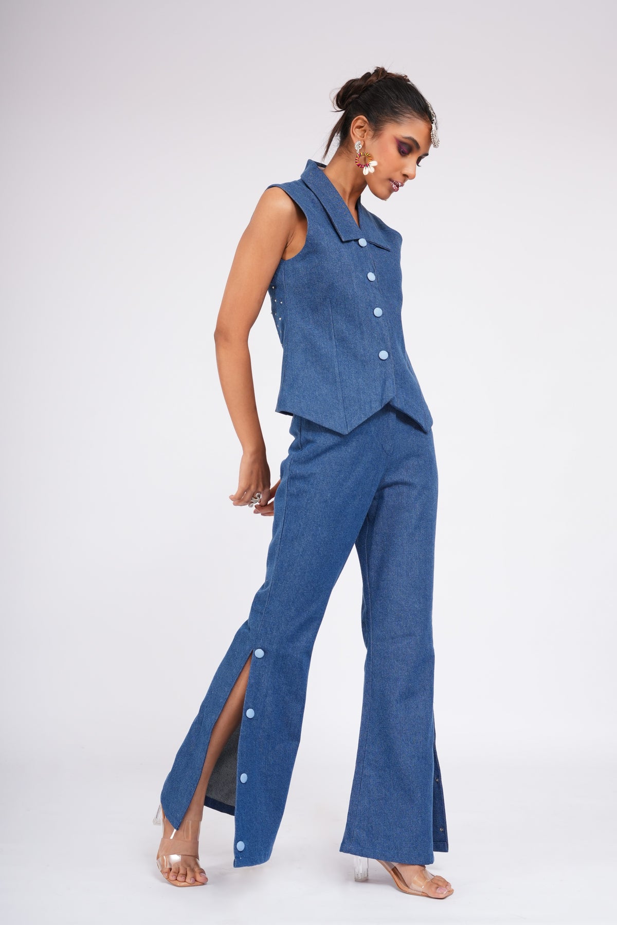 Juloos- Denim Co-ord Set