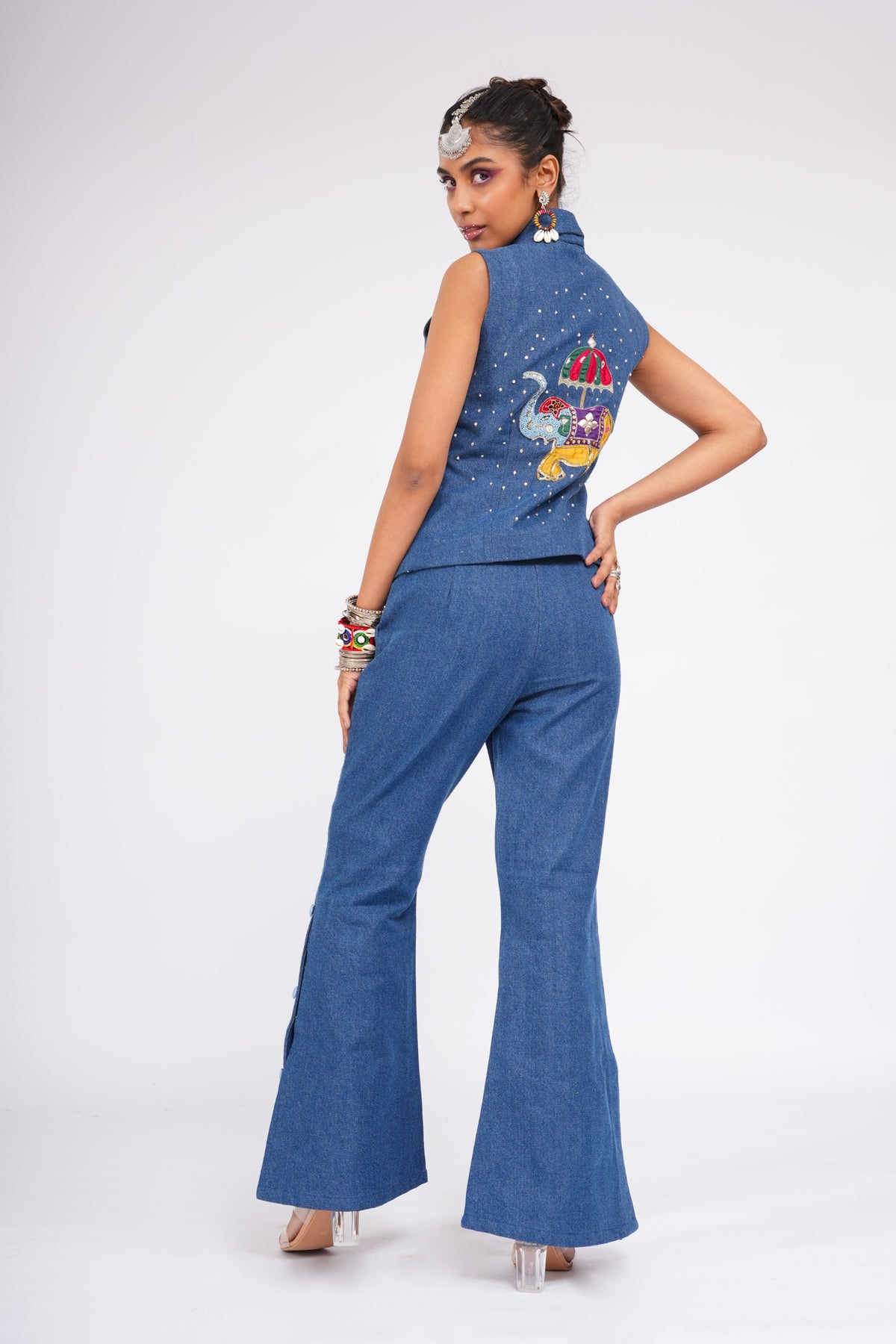 Juloos- Denim Co-ord Set