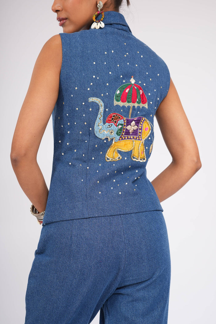 Juloos- Denim Co-ord Set