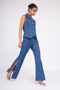 Juloos- Denim Co-ord Set