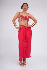 GulaBae - Draped Skirt and Top