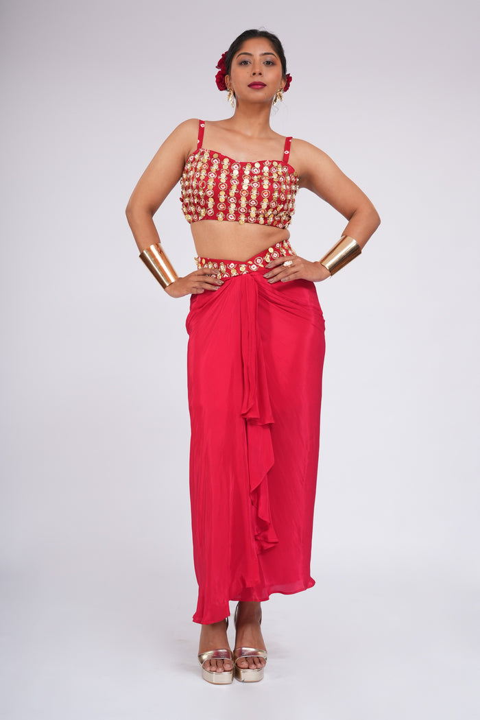 GulaBae - Draped Skirt and Top