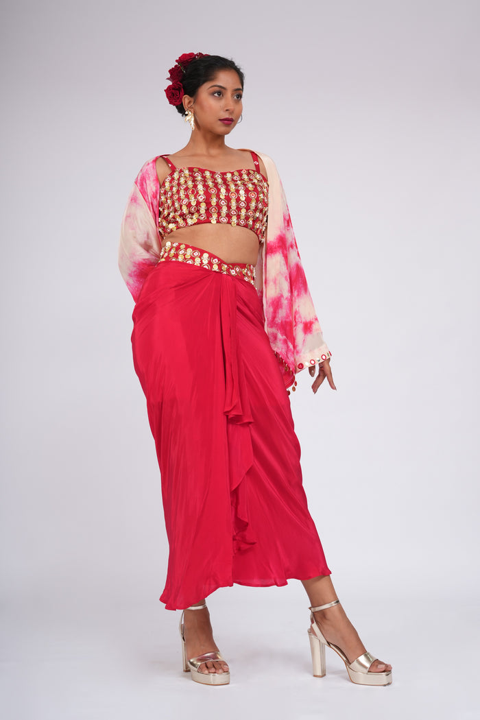 GulaBae - Draped Skirt and Top