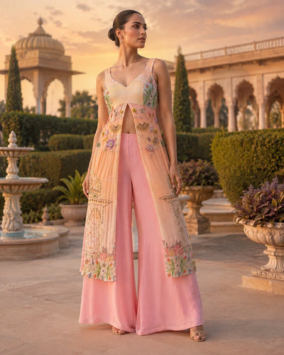 Daisy- Slit Kurta with Palazzo