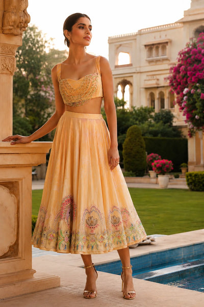 Nymphea - Embellished 3-Piece Skirt Set