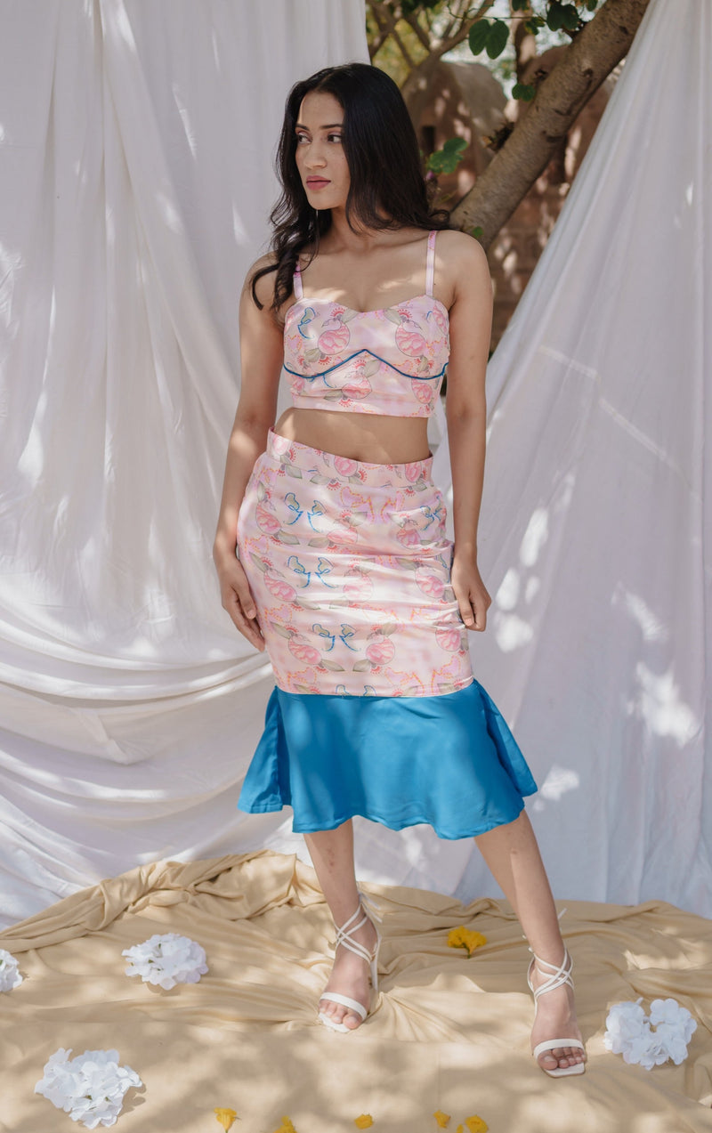 RUPADI BUSTIER & SKIRT SET