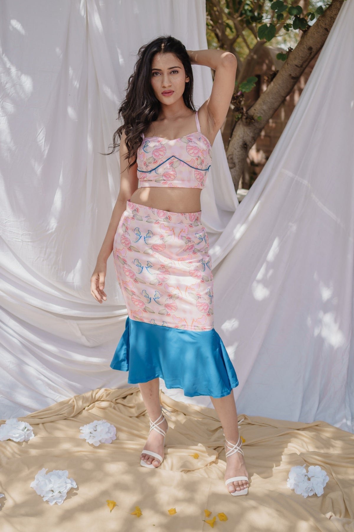 RUPADI BUSTIER & SKIRT SET