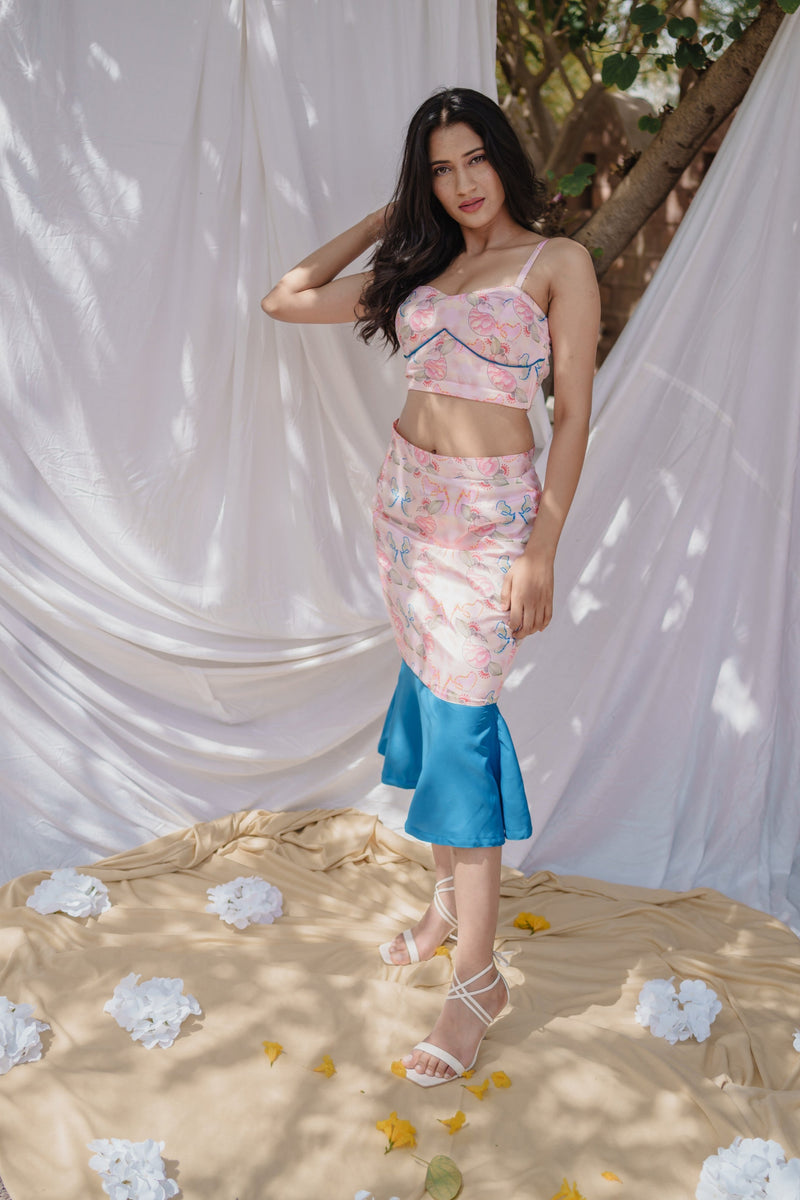 RUPADI BUSTIER & SKIRT SET